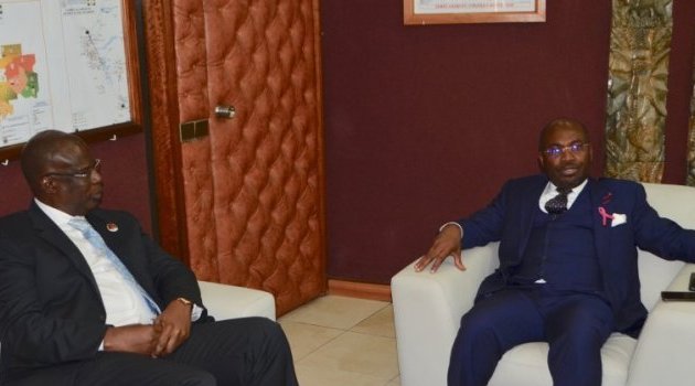 Noël Mboumba échange avec le ministre du Pétrole du Nigéria