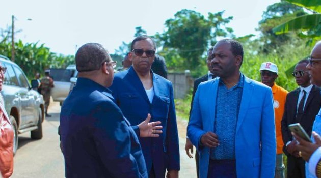 Nkoghe Bekale aux chevets des victimes de pluies diluviennes dans le Moyen-Ogooué