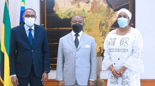 Ali Bongo reçoit un envoyé spécial de l’Union africaine pour l’AMA