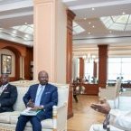 Berre, Billie-By-Nze et Sosthène Ossoungou Ndibangoye chez Ali Bongo