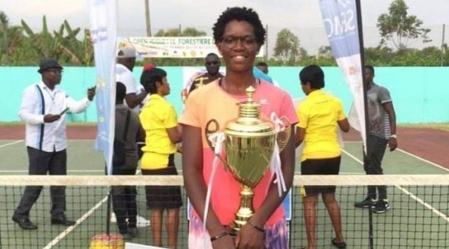 La gabonaise Celestine Avomo, reine de l’Open de tennis d’Ebolowa