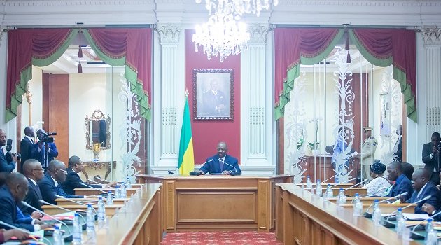 Ali Bongo a présidé le Conseil supérieur de la magistrature de ce mercredi