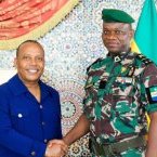 Le Premier ministre santoméen reçu par le président de la transition Brice Clotaire Oligui Nguema