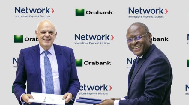 Partenariat renouvelé entre le banquier Orabank et Network International