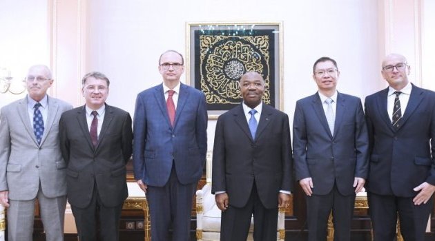 Ali Bongo échange avec les ambassadeurs représentants permanents du Conseil de Sécurité des Nations unies