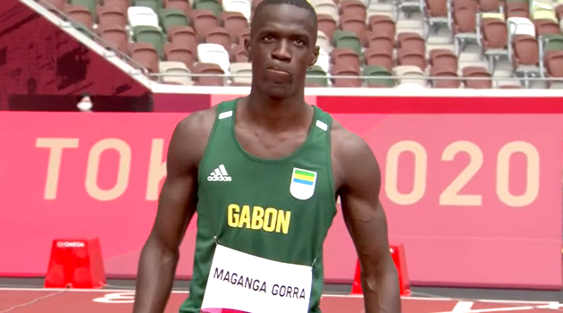 Guy Maganga envoie le Gabon au premier tour du 100m hommes