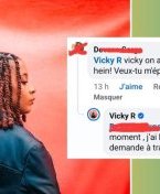 Un fan déclare sa flamme à Vicky R et lui demande sa main en ligne