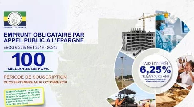 Le Gabon lève 126 milliards grace à un emprunt obligataire émis sur la CEMAC
