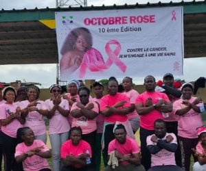 Octobre rose : La mairie de Ndendé organise une séance fitness de sensibilisation contre les cancers féminins