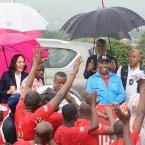 Ali Bongo donne le coup d’envoi de la course Run in Masuku 2019