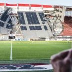 Une partie d’un stade néerlandais s’effondre à cause de vents violents