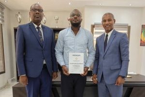 Coaching&nbsp;: Louis Djasmy Mavoungou Nfoumbi, premier Gabonais titulaire de la licence A de l’IHF, honoré par la tutelle