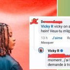 Un fan déclare sa flamme à Vicky R et lui demande sa main en ligne