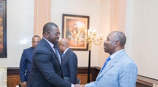 Le nouveau patron de la CNSS reçu en audience par Ali Bongo