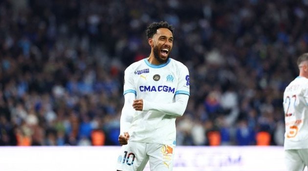 Ligue 1&nbsp;: L’OM écrase Brest avec un but d’Aubameyang