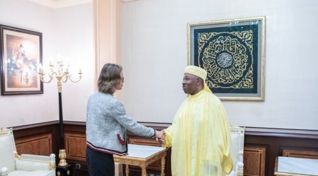 Ali Bongo reçoit en audience l’ambassadeur de l’Union Européenne
