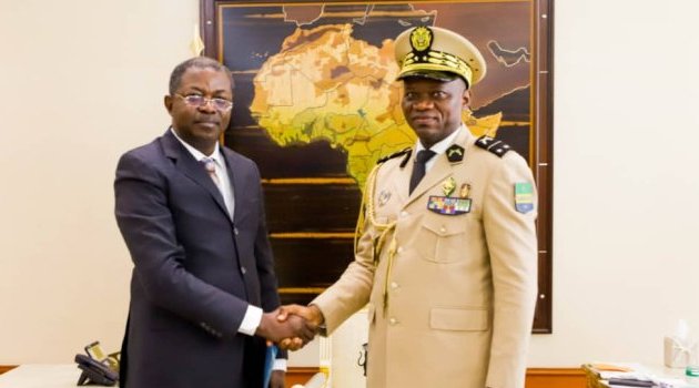 Séraphin Moundounga reçu en audience par le président de la transition