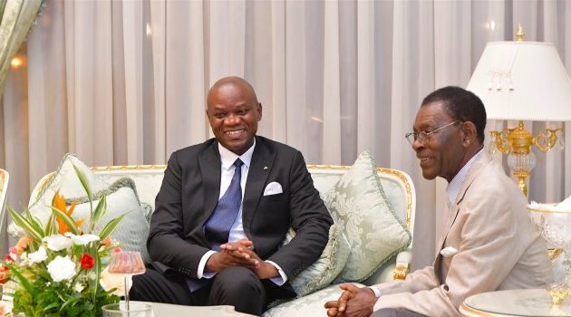 Brice Clotaire Oligui Nguéma s’entretient à Malabo avec le président équatoguinéen