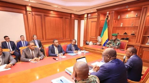 Une délégation de chefs d’entreprises chez Brice Oligui Nguema