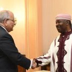 Ali Bongo reçoit en audience le secrétaire général de la CEEAC