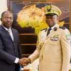 Séraphin Moundounga reçu en audience par le président de la transition