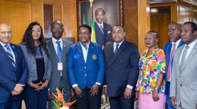 Le Rotary international reçu en audience à la primature gabonaise