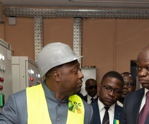 Oligui Nguema et Adesina inaugurent une station de pompage pour le Grand Libreville