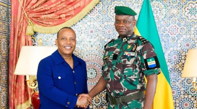 Le Premier ministre santoméen reçu par le président de la transition Brice Clotaire Oligui Nguema