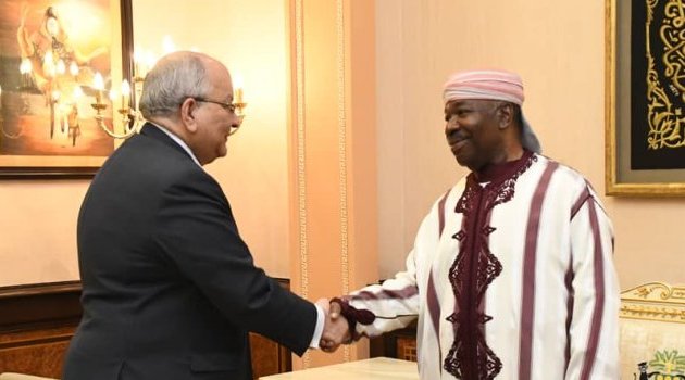 Ali Bongo reçoit en audience le secrétaire général de la CEEAC