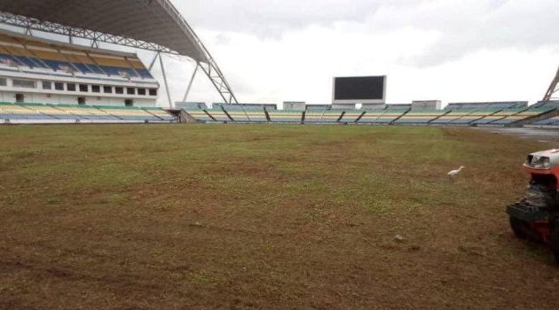 Stade d’Angondjé&nbsp;: Une nouvelle pelouse pour un retour des Panthères en 2026